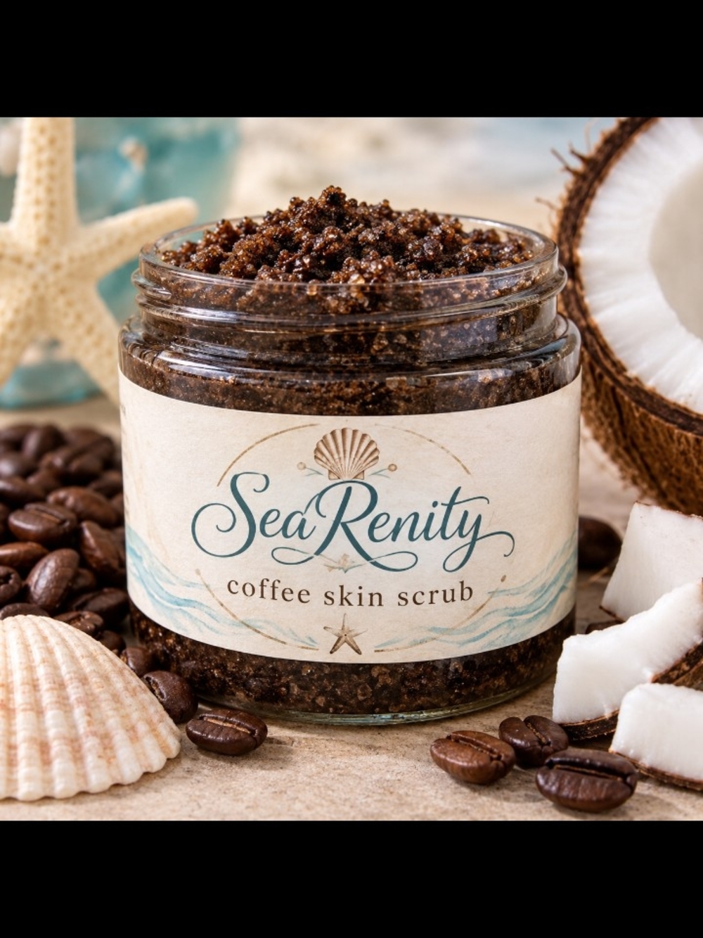 Serenity Coffee Skin Scrub - Brown